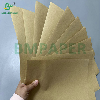 100gr 120gr کاغذ کرافت قهوه ای دو طرفه قابل چاپ برای کیسه پاکت 80cm 90cm رول