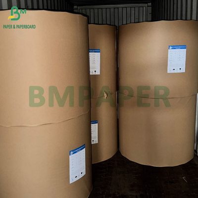 پالس چوبی تازه 30GSM تا 120GSM کاغذ بسته بندی کرفت ریبدار MG غیر سفید