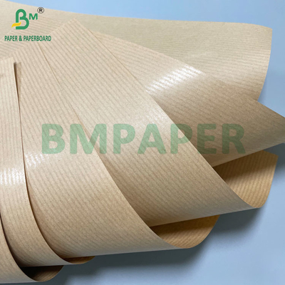 پالس چوبی تازه 30GSM تا 120GSM کاغذ بسته بندی کرفت ریبدار MG غیر سفید