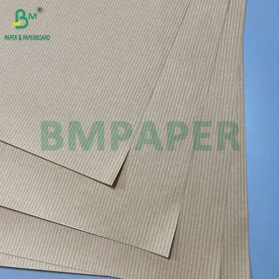 پالس چوبی تازه 30GSM تا 120GSM کاغذ بسته بندی کرفت ریبدار MG غیر سفید