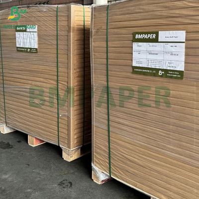 40 گرم کاغذ کرافت قهوه ای 100٪ کاغذ فیبر بامبو 787 X 1092mm