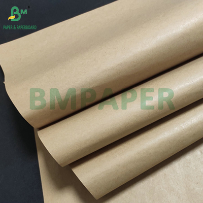 600mm Jumbo Roll 60gsm 70gsm کاغذ کرافت قهوه ای برای ساخت کیسه