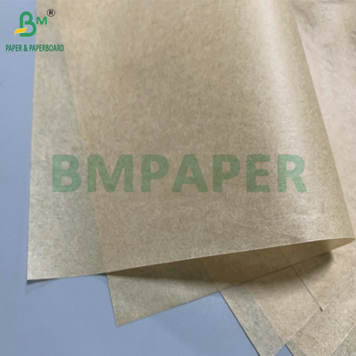 35gsm 45gsm ضد چسب پختن قهوه ای کاغذ چرمی کاغذ ضد روغن