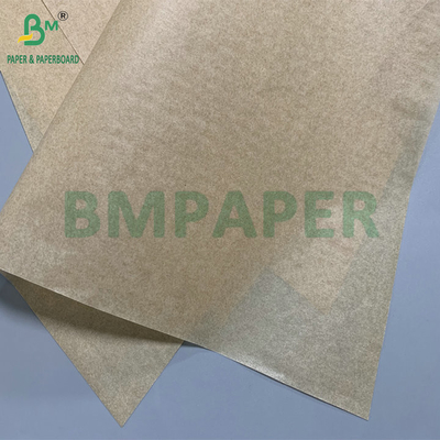 35gsm 45gsm ضد چسب پختن قهوه ای کاغذ چرمی کاغذ ضد روغن