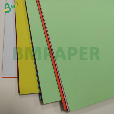 180gm / 65lb کاغذ کارتونی رنگی 70 X 100cm کاغذ رنگی چاپی دو طرفه