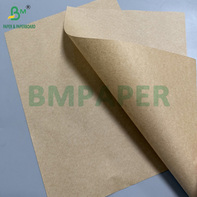 60gm Brown Kraft Greaseproof Paper Rolls For Fried Food Packaging Kit 7 مقاومت در برابر روغن
