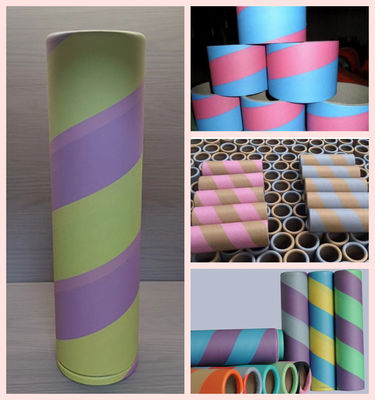 40gm - 100gm کاغذ پرچمدار پارچه ای رنگی برای لوله کاغذی بوبین
