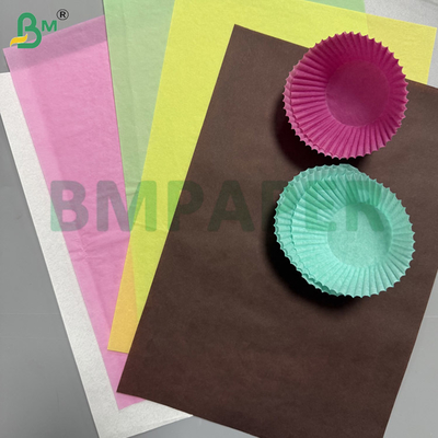 40gsm رنگ آسان کاغذ لغزنده برای کیک جام ساخت کلوچه دارنده مواد اولیه