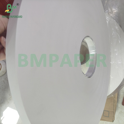 24gsm 28gsm چاپی و PE پوشش داده شده کاغذ بسته بندی کاه سفید رول 50mm 44mm