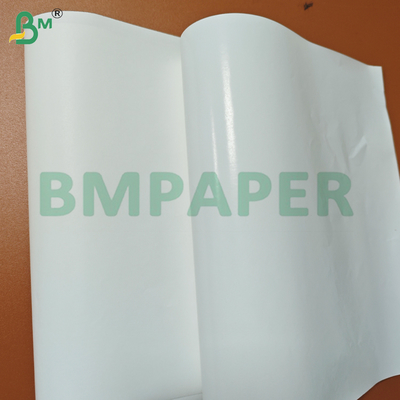 75gsm یک طرف درخشان یک طرف مات قدرت مرطوب برچسب کاغذ رول