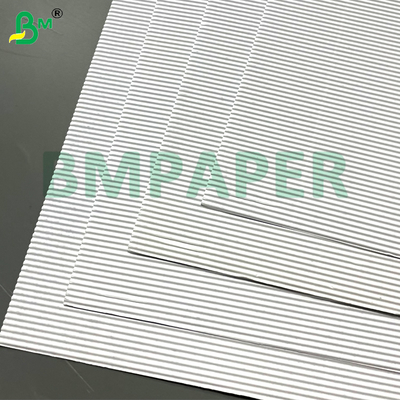 100Gsm چاپی کاغذ تک طرفه سفید فلت شده برای بسته بندی جعبه