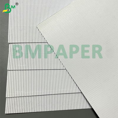 100Gsm چاپی کاغذ تک طرفه سفید فلت شده برای بسته بندی جعبه