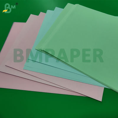 55gsm 80gsm NCR کاغذ کپی بدون کربن 70 x 100 سانتی متر حساسیت ارتفاع تصویر آبی
