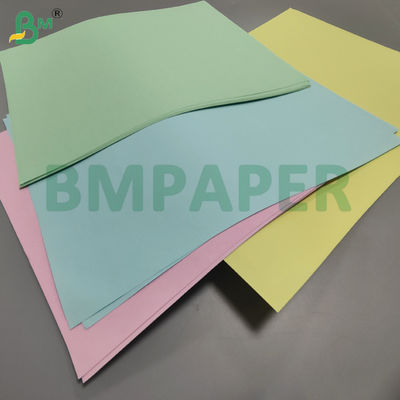55gsm 80gsm NCR کاغذ کپی بدون کربن 70 x 100 سانتی متر حساسیت ارتفاع تصویر آبی