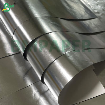 کاغذ آلومینیومی مقاوم در برابر حرارت بالا با روکش نقره ای 56 گرمی برای بسته بندی همبرگر