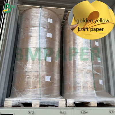 85 گرام 90 گرام قدرت قوی طلا کاغذ زرد کرافت تا پاکت 70 سانتی متر 80 سانتی متر رول