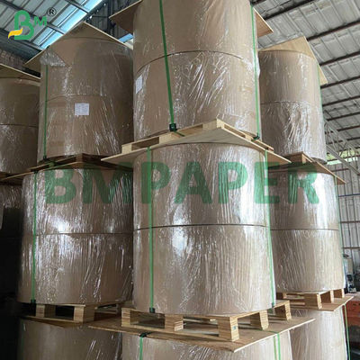 Single Sided Glazed Kraft Paper 35gsm Bleached White MG Paper