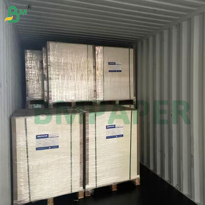 کاغذ بسته بندی سیگاری سفید نرم C1S کاغذ هنری 90gm 100gm