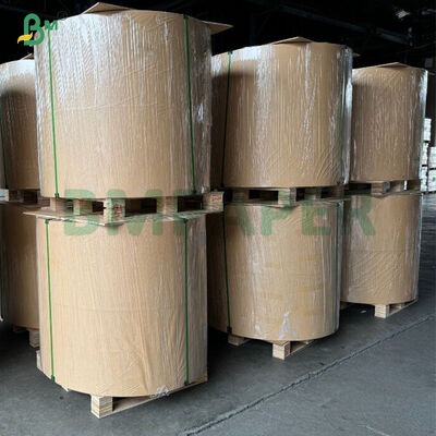 70 گرام 80 گرام قهوه ای یک طرفه درخشان بریده شده کاغذ کرافت برای بسته بندی مواد غذایی