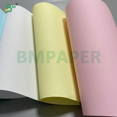 76gsm CB CFB CF NCR Offset Paper Carbonless Black Image 1/2" 19" عرض