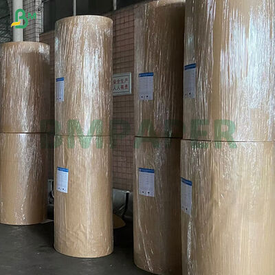 40gm + 10gm کاغذ پوشش PE تک طرفه درخشان ضد روغن برای بسته بندی مواد غذایی