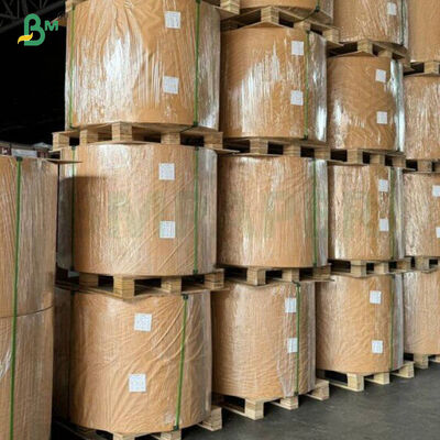 40gm + 10gm کاغذ پوشش PE تک طرفه درخشان ضد روغن برای بسته بندی مواد غذایی