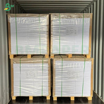 کاغذ سفید 65 گرمی 70 گرمی تجزیه‌پذیر با مقاومت در برابر رطوبت برای برچسب‌های آبجو