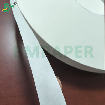 رول های برش خورده کاغذ کرافت سفید برای بسته بندی نی 24 گرم 35 میلی متر