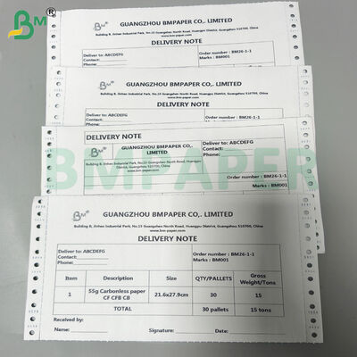 ورق پایه کاغذ بدون کربن چند رنگ CF CFB CB برای فرم کپی