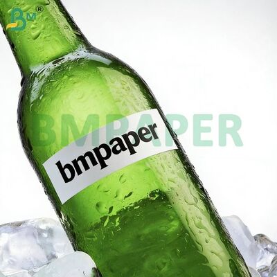 کاغذ برچسب با مقاومت در برابر رطوبت 80 گرمی 90 گرمی برای چاپ بسته بندی برچسب نوشیدنی