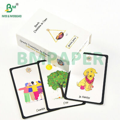 کاغذ بازی با کدورت بالا 310 گرمی 320 گرمی با هسته آبی برای کارت بازی و پوکر