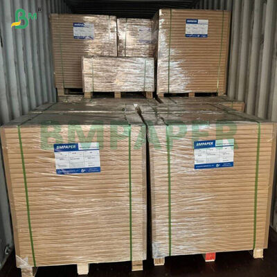 280 گرم تخته ناهار کرافت قهوه‌ای بدون روکش گرید غذایی 2S PE