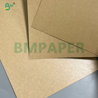 250 گرم + 10 گرم مقوای کاغذی قهوه‌ای 2S PE برای ظروف آماده‌سازی غذا