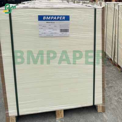 کاغذ کیسه Kraft سفید 120gm و 170gm - مقاومت بالا در برابر کشش و ترک برای چاپ فلیکسو / آفست