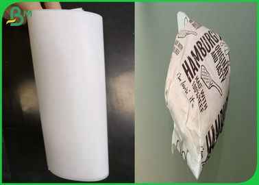 مواد غذایی درجه FDA گواهینامه MG Kraft Paper 30gsm 35gsm 40gsm برای بسته بندی کاغذ بسته بندی هامبورگر