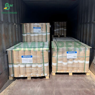 30gsm 35gsm 40gsm قهوه ای رنگ سیلیکون کاغذ پخت و پز برای کباب 75 سانتی متر عرض