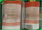 FDA مواد غذایی درجه 60gsm 120gsm کاغذ رنگی چاپ کراوات برای کاه های نوشیدنی
