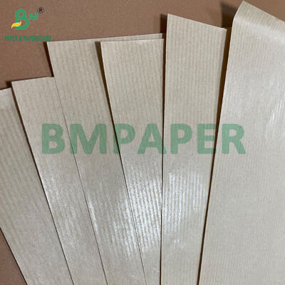 38gsm 40gsm MG Kraft Ribbed Paper Brown In Roll برای کیسه های هدیه و کیسه های حمل