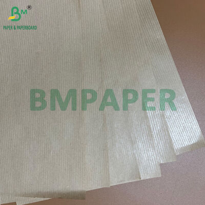 دوام بالا 40GSM 60GSM کاغذ کرافت قهوه ای طبیعی