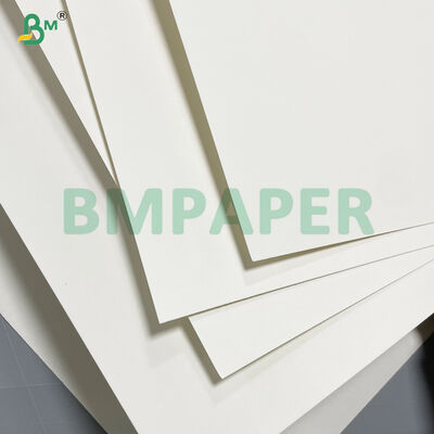 White Kraft Cupstock 15mic PE Coated Paper Sheet Waterproof White Cardboard