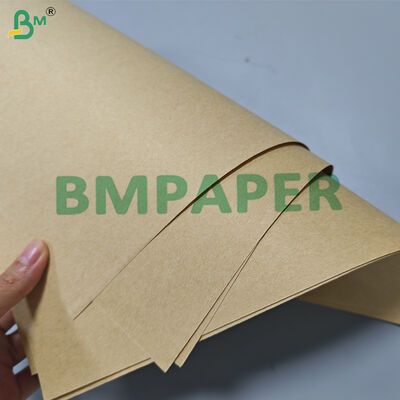 40g 50g ایمنی مواد غذایی کاغذ کرافت قهوه ای برای کیسه های نانوایی قدرت بالا 79 x 109 سانتی متر