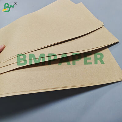 40g 50g ایمنی مواد غذایی کاغذ کرافت قهوه ای برای کیسه های نانوایی قدرت بالا 79 x 109 سانتی متر