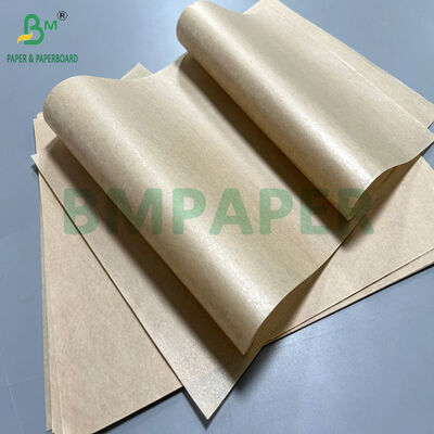 مقاومت در برابر روغن 30gsm + 15PE کاغذ پوشیده برای بسته بندی آشپزخانه 70 x 100cm