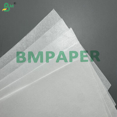 چاپی عالی و سفتی با کیفیت بالا یک طرفه درخشان 30gsm 40gsm کاغذ کرافت سفید برای کیسه ها