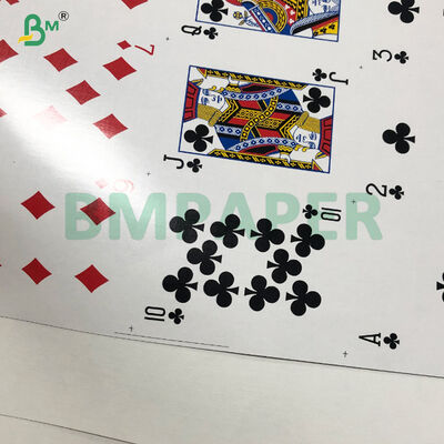 سفید بودن بالا 300 GSM پارچه ای رنگی سیاه هسته TCG Cardstock