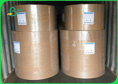 صفحه کاغذی مواد خام PE پوشش قهوه ای کاغذ ساده کرافت 700mm کویل