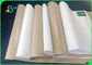 FSC مواد غذایی درجه 30gsm 40gsm یک طرفه پوشش کاغذ سفید / قهوه ای کرافت برای کیسه های کاغذی