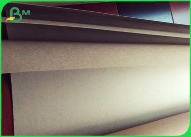 بازیافت شده Bobina De Paper Kraft 110 - 220gsm ضد رطوبت برای بسته بندی
