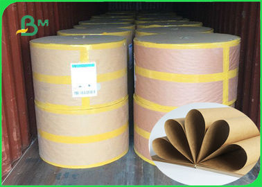 250 / 300 / 300gsm سطح محکم و روشن رول کاغذ کرافت برای بسته بندی