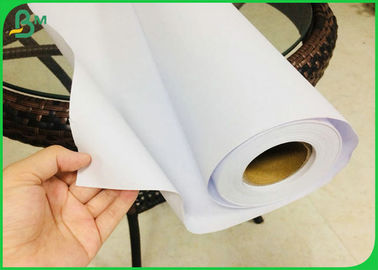 کاغذ نقشه برداری بزرگ رنگ سفید 36 × 150 CAD برای چاپگر نقشه برداری کانن